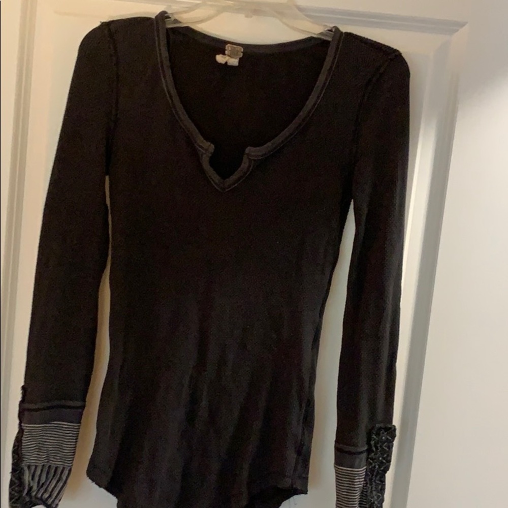 Free people long sleeve thermal shirt